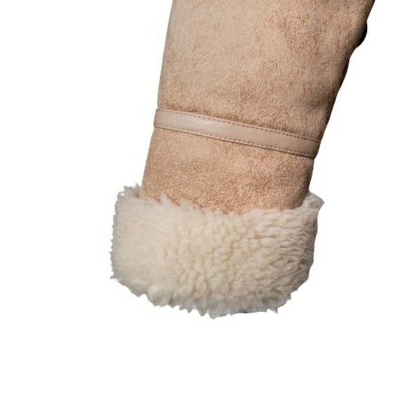 Avec Les Filles Asymmetrical Faux Shearling Coat - Picture 2 of 10